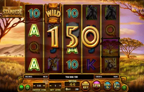 Stampede slot game