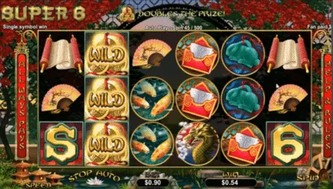 Super 6 slot game