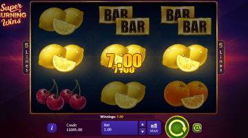 Super Burning Wins slot free spins