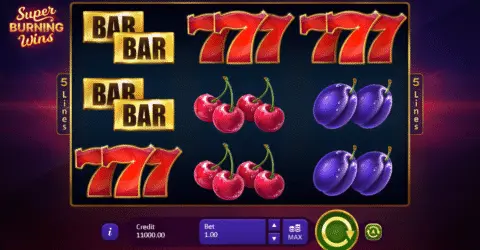 Super Burning Wins slot game