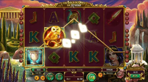 The Golden Owl Of Athena slot game