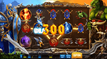 The Great Conflict slot free spins