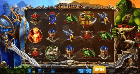 The Great Conflict slot game