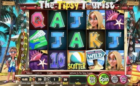 The Tipsy Tourist slot free spins