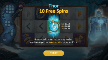 Viking Gods Thor and Loki slot free spins