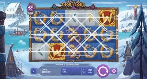 Viking Gods Thor and Loki slot game