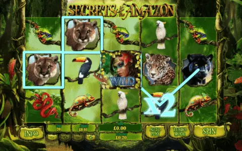 play Secrets of the Amazon slot