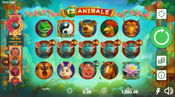 12 Animals slot game