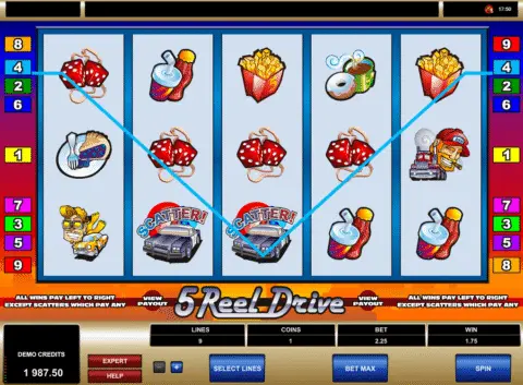 5 Reel Drive slot game