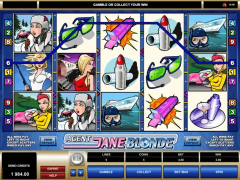 Agent Jane Blonde slot game