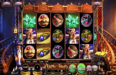 Alkemors Tower slot free spins