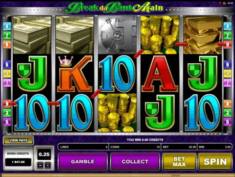 Break da Bank Again slot free spins