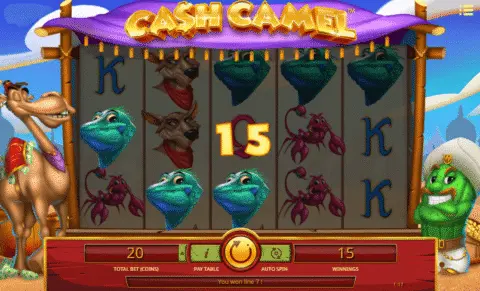 Cash Camel slot free spins