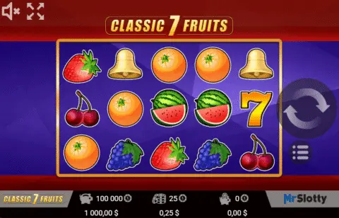 Classic 7 Fruits slot game