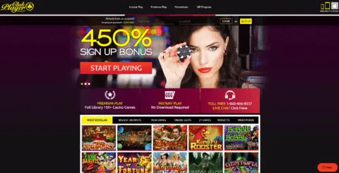 Club Player casino bonus