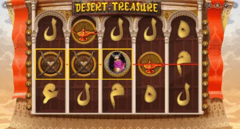 Desert Treasure slot free spins