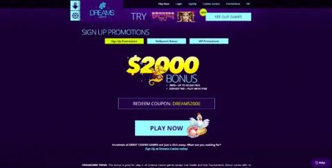 Dreams casino promotions