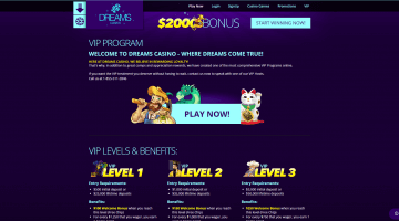 Dreams casino vip loyalty program