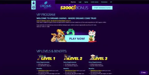 Dreams casino vip loyalty program