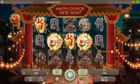 Happy Chinese New Year slot free spins