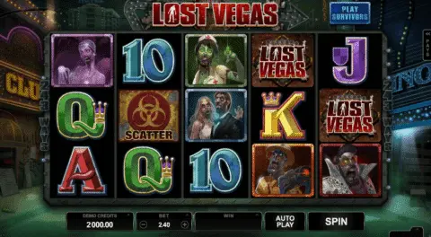 Lost Vegas slot free spins