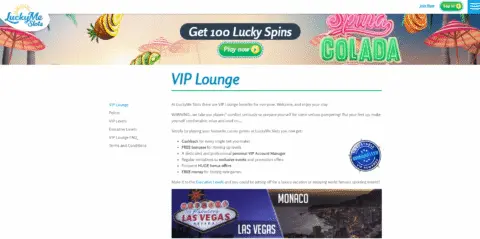 LuckyMe Slots Casino vip loyalty bonus