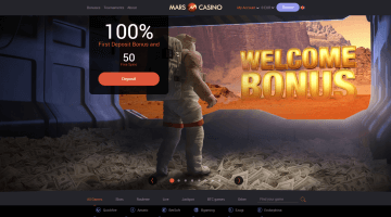Mars Casino free spins