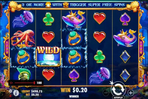Queen of Atlantis slot game