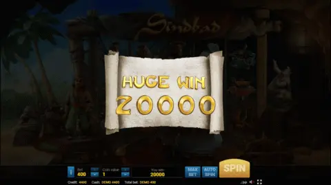 Sindbad slot free spins