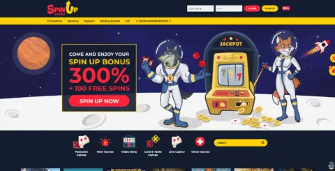 SpinUp casino free spins