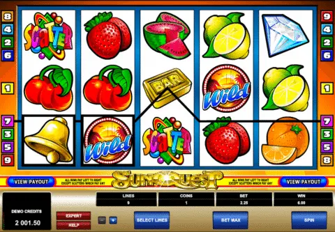 SunQuest slot free spins