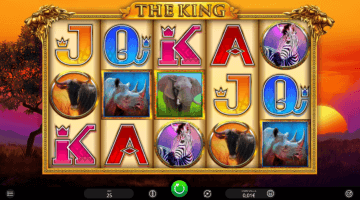 The King slot free spins
