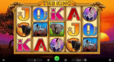 The King slot free spins