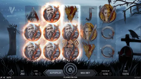 Vikings slot free spins