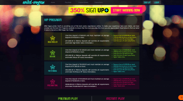 Wild Vegas Casino VIP loyalty program