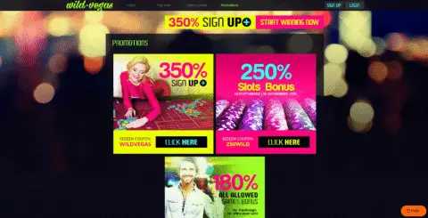 Wild Vegas Casino promotions