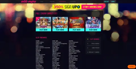 Wild Vegas Casino slot games