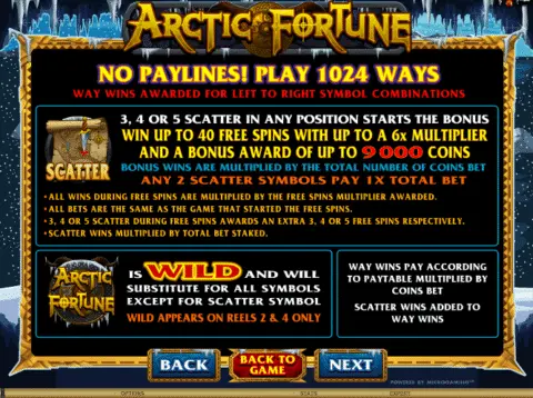 play Arctic Fortune slot