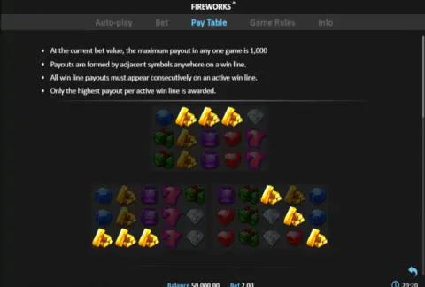 play Fireworks slot