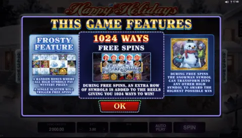play Happy Holidays slot