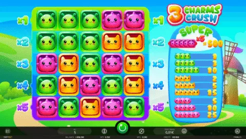 3 Charms Crush slot free spins