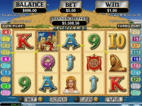 Achilles slot free spins