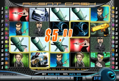 Agent Cash slot free spins
