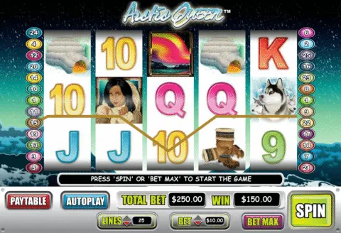 Arctic Queen slot free spins