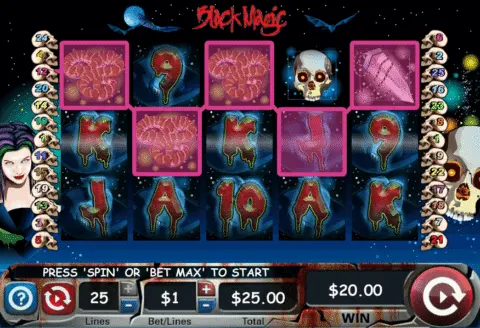 Black Magic slot free spins