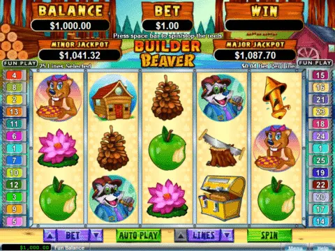 Builder Beaver slot game