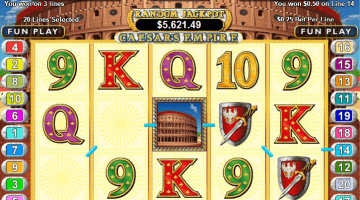 Caesars Empire slot free spins