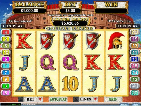 Caesars Empire slot game
