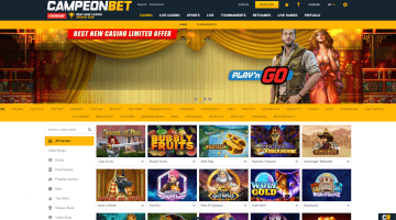 CampeonBet casino bonus