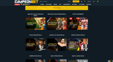 CampeonBet casino promotions